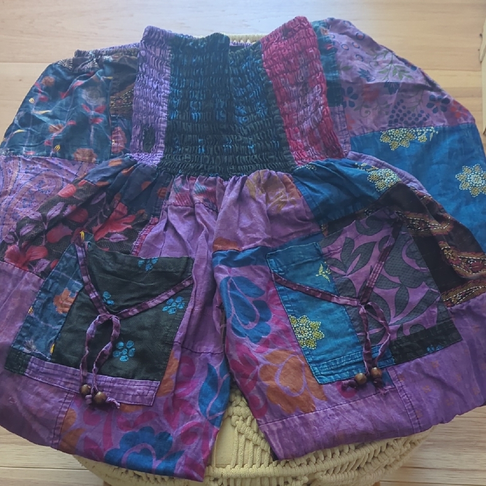 Little Bazaar Patchwork Harem Pants